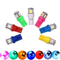 T10 5050 5SMD Super White LED Lámpara de coche 194 168 W5w T10 5Led Bombilla de estacionamiento Auto Wedge Liquidación Lámpara interior Nueva matrícula