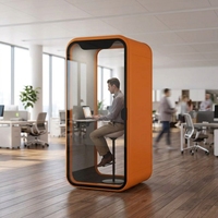 Cabine insonorisée modulaire personnalisée pour le contrôle du bruit industriel et la confidentialité sur le lieu de travail