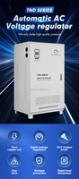 Stabilisateur de tension servo-moteur monophasé CA 50 kVA SVC AVR avec composants en cuivre 160 V-250 V vers 220 V pour machines industrielles