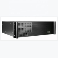 Boîtier d'ordinateur 3U super compact ATX pour montage en rack/de bureau avec alliage d'aluminium et refroidissement par ventilateur, profondeur d'utilisation 390 mm, EKI-N323 en stock