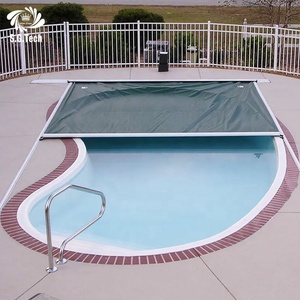 Cubierta Automática de Seguridad <span class=keywords><strong>para</strong></span> Piscina Exterior de PVC/PC, Impermeable, con Kit Completo de Accesorios y Deslizadores Bajo la Riel - Product Image 6