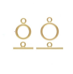 <span class=keywords><strong>A2161</strong></span> Venta caliente 14K oro lleno OT cierre collar pulsera joyería hacer encanto cierre accesorios hallazgos - Product Image 1