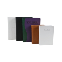 En stock, livraison rapide, Bible en cuir PU, Bible NKJV, Bible sacrée, impression