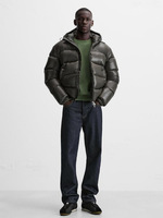 Veste matelassée légère et chaude surdimensionnée pour homme avec capuche amovible coupe-vent, du XS au 3XL