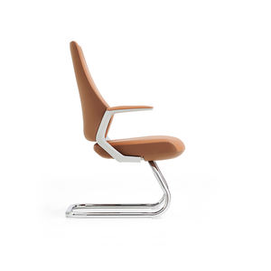 Silla de Oficina Moderna y Portátil para Conferencias, Silla de Malla con Material de PU Resistente y Reposabrazos para Oficina en Casa o Sala de Conferencias - Product Image 3