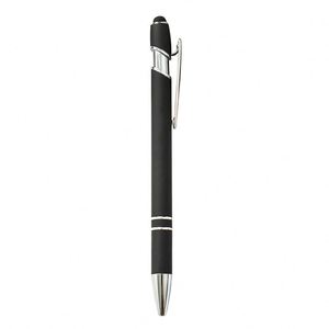 CustomPromotional Custom Logo Colorful Metal Ballpoint With Soft Rubber Touch Screens Ball <b>Pen</b> for Gift - Product Image 2