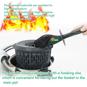 Tige d'agitateur de <span class=keywords><strong>spatule</strong></span> de grattoir de cuisson en silicone pour Bimby Vorwerk <span class=keywords><strong>Thermomix</strong></span> <span class=keywords><strong>TM6</strong></span> TM5/31 accessoire de pièces de mélangeur de robot culinaire - Product Image 3