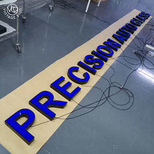 Insegne Luminose Personalizzate per Attività Commerciali, Insegna a LED con Illuminazione Frontale, Luce Decorativa da Parete, Lettere 3D in Acrilico - Product Image 4