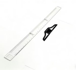 Regla de Plástico en Forma de T de 75 cm, de Alta Precisión y Calidad, Exclusiva para la Escuela, Herramienta de Dibujo Creativa para Diseñadores - Product Image 4