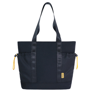 Sacs fourre-tout d'été avec poches latérales à fermeture éclair, certifiés GRS, pour femmes, noirs, de haute qualité, écologiques, recyclés OBP - Product Image 1