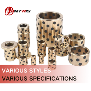 Bushing Perunggu Pelumas Sendiri MYWAY untuk Sambungan Sasis Otomotif Mesin Pertanian Bantalan Bushing Berjalan Kering - Product Image 3