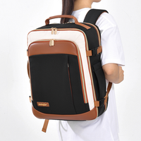 Ensemble de sacs à dos pour étudiants 3 pièces, doublure en nylon imperméable, sacs à bandoulière tendance et pratiques pour adolescents, sacs d'école pour courts voyages, fermeture éclair