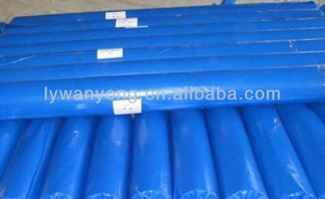 <strong>Blue</strong> Pe Tarpaulin Plastic Base <strong>Material</strong> 2mx100m Pe Tarpaulin Roll Double Side Water Proof Pe Tarpaulin Woven Poly Tarp Rolls - Product Image 3