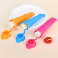 Nouvel Arrivage – Sac de Rangement Personnalisé Réutilisable pour Sucettes Glacées, Boîte à Glaçons en Silicone, Outils à Crème Glacée, Moule à Sucettes Glacées en Silicone pour Crème Glacée