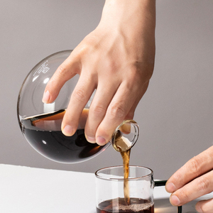 <span class=keywords><strong>Cafetera</strong></span> de Vidrio de Borosilicato de Alta Calidad con Base de <span class=keywords><strong>Madera</strong></span> para Café Frío y Hielo de 800 ml - Product Image 6