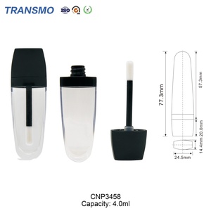 Tubes de gloss à lèvres noirs OEM, tubes de mascara, tubes de cils, tubes de gloss à lèvres en gros, tubes de gloss à lèvres à étiquette privée - Product Image 2
