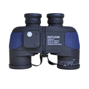 Jumelles marines OUTLOOK 7x50 avec télémètre intégré, boussole intégrée, robustes, étanches, mise au point individuelle, télescope flottant - Product Image 2