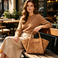 Fabricant et Fournisseur de Sacs à Main en Cuir Souple pour Femmes, Conception Personnalisée, Marque Privée OEM ODM, Production Automne/Hiver