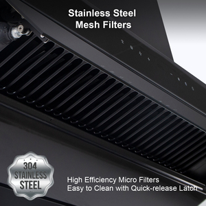 مُصنّع موني مخصص فاخر vac AC Ductless مدخنة ذكية لشفط الهواء في المطبخ - Product Image 4