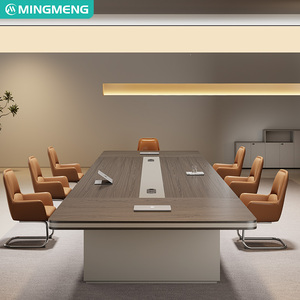 High quality solid wood executive modern luxury office furniture Meeting table executive desk with drawers Conference table - Product Image 2
