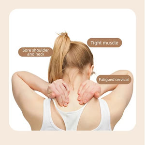 Vibrator pemijat pundak punggung leher, Kit mesin pemijat dengan Shiatsu terapi Shiatsu untuk leher bahu - Product Image 4