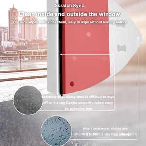 Nettoyeur de vitres magnétique double face en plastique rempli d'eau sans traces, corde de sécurité, écologique, durable, nettoyage de vitres hautes - Product Image 4