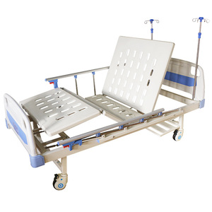 Manual Hospital <b>Bed</b> <b>Full</b> <b>Set</b> Stainless Steel For Hospitals And Nursing Homes - Product Image 3