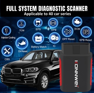 Lecteur de code OBD automobile KONNWEI Factory KDIAG Bluetooth, système complet, avec logiciel de mise à jour gratuit - Product Image 2