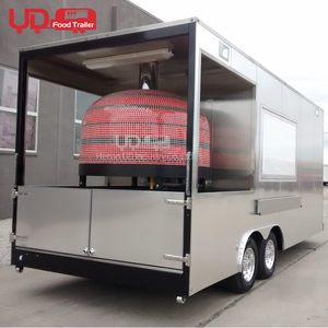 Chariot de restauration rapide, cuisine <span class=keywords><strong>mobile</strong></span>, chariot de vente de hot-dogs, four à pizza, remorque, chariot de restauration, réfrigérateur, camion de nourriture réfrigéré - Product Image 2