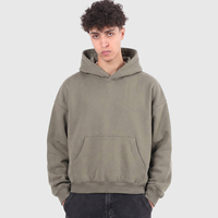 Sweat-shirt polaire unisexe personnalisé coupe ample et oversize, épais 355 g/m², style streetwear, idéal pour l'hiver