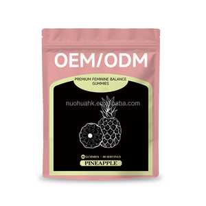 Gummies Probiotiques Premium à l'Ananas pour l'Équilibre du pH Féminin, 60 Unités, Soutien à la Santé des Femmes, Complément Alimentaire Faible en Sucre - Product Image 1