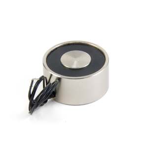 Diamètre 80mm rond grand <span class=keywords><strong>électro</strong></span>aimant de maintien Dc 12v 24v 120Kg <span class=keywords><strong>électro</strong></span>-aimant électrique - Product Image 3