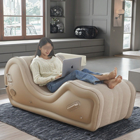 Canapé-lit gonflable moderne en tissu, très vendu, extensible, pour usage intérieur et extérieur, idéal pour salon, salles de bain, centres commerciaux
