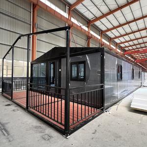 プレファブコンテナハウス3ベッドルーム2バス40FT拡張可能な折りたたみ式モジュラーデザインキッチン付きリビングルームファミリーホームヴィラ - Product Image 6