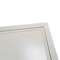 Panneau d'accès au plafond en aluminium blanc amovible pour système HVAC moderne, de forme carrée, avec taille personnalisée et installation facile et durable