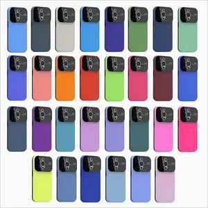 trending protective hybrid phone case for iphone 15 pro max plastic window camera design phone cover for iphone 14 12 13 11 xs