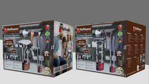 Défroisseur Vapeur <span class=keywords><strong>Professionnel</strong></span> sur Pied Hoffmans 2000W, Réservoir Grande Capacité 2L avec Planche à Repasser, Tringle <span class=keywords><strong>de</strong></span> Suspension et <span class=keywords><strong>Système</strong></span> <span class=keywords><strong>de</strong></span> Chauffage Rapide - Product Image 2