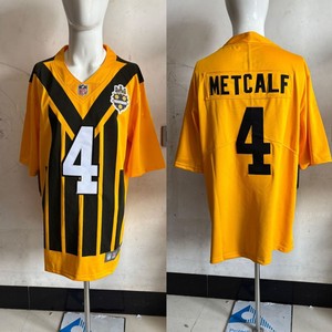 <span class=keywords><strong>Maillot</strong></span> de football américain <span class=keywords><strong>NFL</strong></span> 2026 à manches courtes en polyester, broderie et impression en relief, <span class=keywords><strong>Steelers</strong></span> Deuxième Génération - Product Image 2