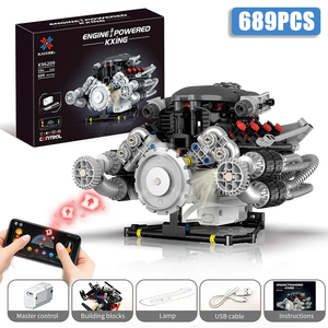 Set di 50 Pezzi Blocchi da Costruzione Motore Supercar Valkyrie, Scala 1:35, Giocattolo in Plastica ABS per Adulti - Product Image 3