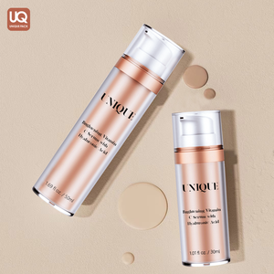 Eco Friendly 15 30 50 мл ПЭТ пластиковая многоразовая косметическая упаковка матовая безвоздушная круглая бутылка для лосьона - Product Image 4