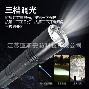 Wearable Flashlight For Firefighters <b>Led</b> High Intensity Industrial Rescue Helmet <b>Light</b> Ip68 Aluminum Alloy - Product Image 5