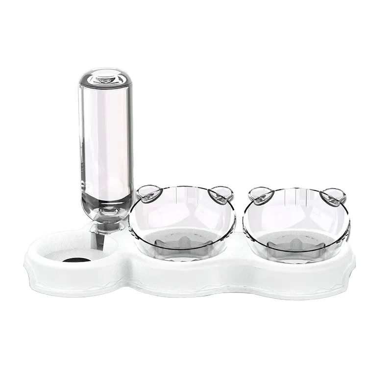 PETSFOND Distributeur automatique d'eau potable pour animaux de compagnie Gamelle pour chien Gamelle pour chat Distributeur d'eau pour chat