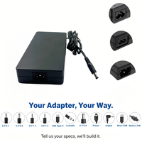 Adaptateur d'alimentation MYIXI 18,5 V CA 9 V 13 V 19 V CC USB 54 V PoE 55 V 12 V 5 A 10 A 3,5 x 1,35 mm pour pédale de guitare et bande lumineuse