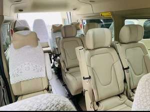 Siège banquette en cuir Vito original beige noir classique YLD 2022, ajustement parfait <span class=keywords><strong>pour</strong></span> Mercedes Viano Vito Classe V - Product Image 3