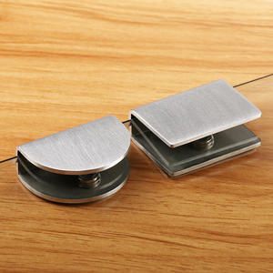 Soporte y Accesorio de Sujeción de Vidrio de Acero Inoxidable para Muebles y Gabinetes - Plateado, Diseño Moderno y Simple, Fácil Instalación y Resistente - Product Image 5