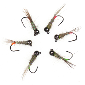 Señuelos de Pesca Perdigon Jig Nymphs, Señuelos de Pesca con Cuentas de Tungsteno, Sin Púas, Euro Nymphs, para Trucha, Trucha Arcoíris, Pesca de <span class=keywords><strong>Agua</strong></span> Dulce - Product Image 5