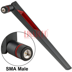 Bộ định tuyến bên ngoài trên không gấp doul-band 2.4GHz 5.8GHz Ăng-ten <span class=keywords><strong>Wifi</strong></span> SMA nam kết nối - Product Image 1