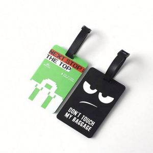 Wholesale Waterproof ID <b>Name</b> Paper Card Travel Leather Luggage Baggage Tags With Metal Buckle - Product Image 6