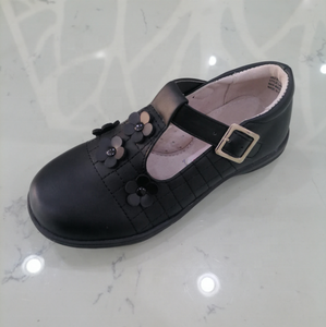 Uniforme clásico de cuero Pu personalizado para niña, zapatos planos para la espalda a la escuela de color negro, fiesta de boda, precio de fábrica - Product Image 3