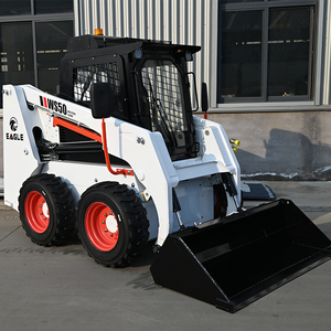 Euro 5 EPA Kubota Diesel Skid Steer Mini Track Skid Steer Loader 750KG Dengan Mesin Pemotong Rumput Hutan - Product Image 5